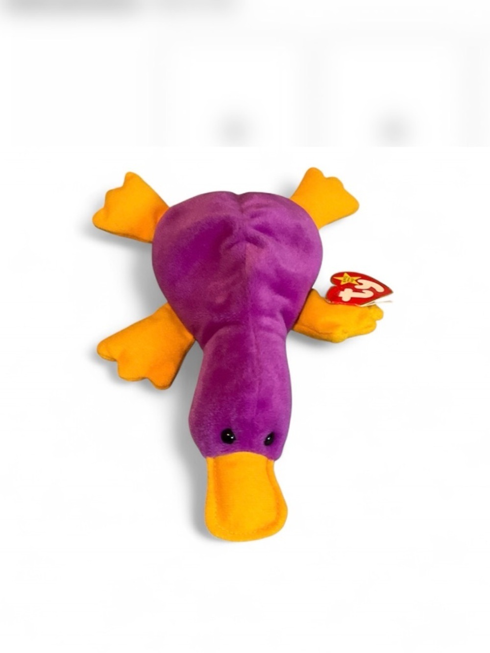 Ty Purple and Orange Platypus Plush
